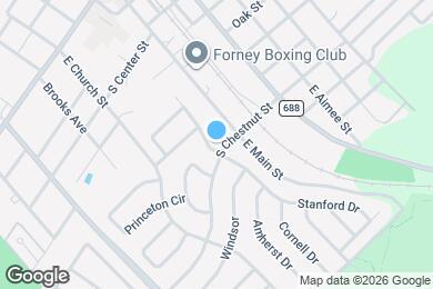 Map image of the property - 128 Stanford St