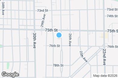 Map image of the property - 7532 27th Ave