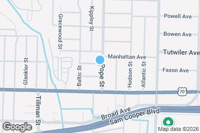 Map image of the property - 3143 Pacific Ave