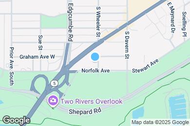 Map image of the property - 1800 Graham Ave