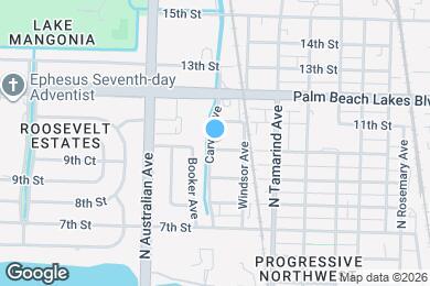 Map image of the property - 1129 10th St