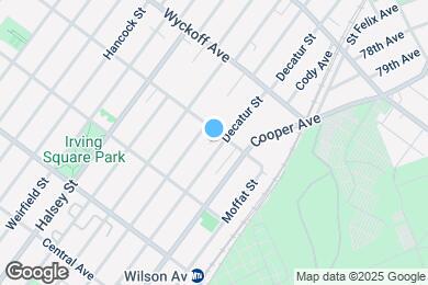 Map image of the property - 1381 Decatur St