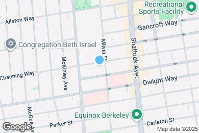 Map image of the property - 1936 Channing Way