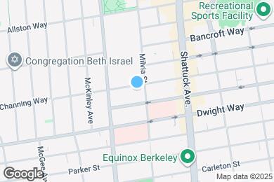 Map image of the property - 1938 Channing Way