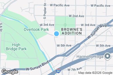 Map image of the property - 405 S Coeur Dalene St