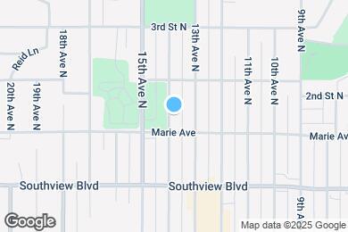 Map image of the property - 118 14th Ave N