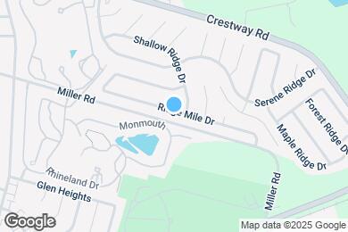 Map image of the property - 8714 Ridge Mile Dr