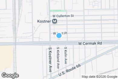 Map image of the property - 4328 W Cermak Rd