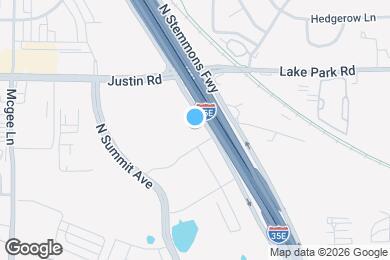 Map image of the property - The Leo at Lewisville