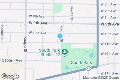 Map image of the property - 802 W 11th Ave