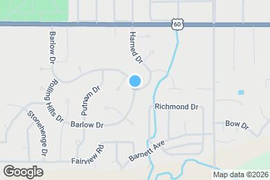 Map image of the property - 2026 Harned Dr