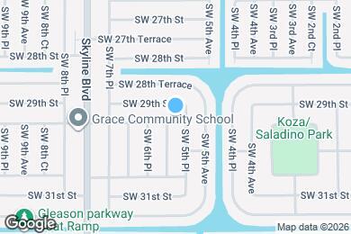 Map image of the property - 519 SW 29th Terrace