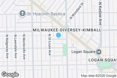 Map image of the property - 3430 W Parker Ave