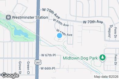 Map image of the property - 2656 W 68th Pl
