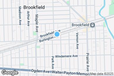Map image of the property - 9025 Burlington Ave