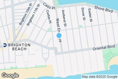 Map image of the property - 150 West End Ave