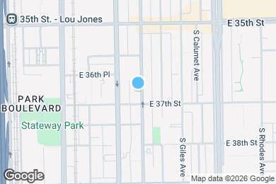 Map image of the property - 3658 S Indiana Ave