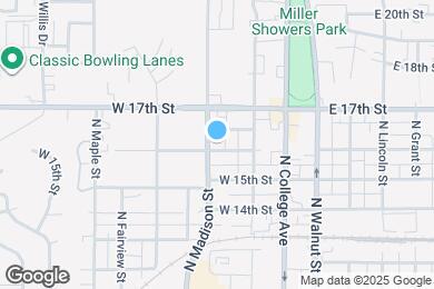 Map image of the property - 1200 N Madison St