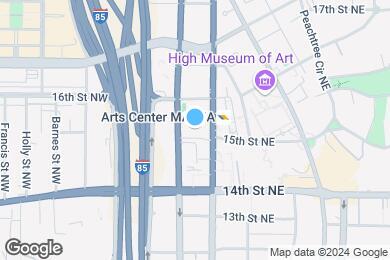 Map image of the property - AMLI Arts Center