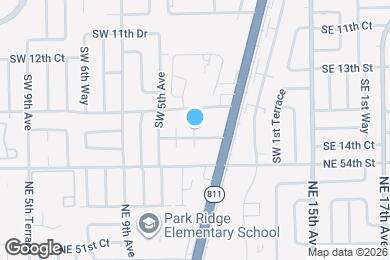 Map image of the property - 1420 SW 3rd Ter