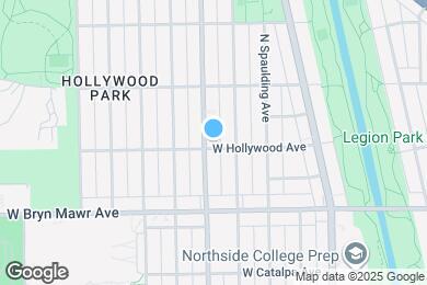 Map image of the property - 5701 N Kimball Ave