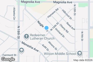 Map image of the property - 1619 Nagle Ave