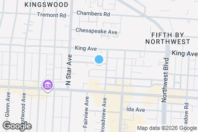 Map image of the property - 1481 W 7th Ave
