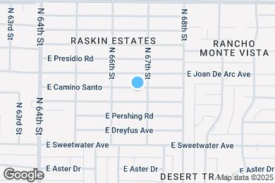 Map image of the property - 6639 E Camino Santo