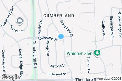 Map image of the property - 1815 Cumberland Dr