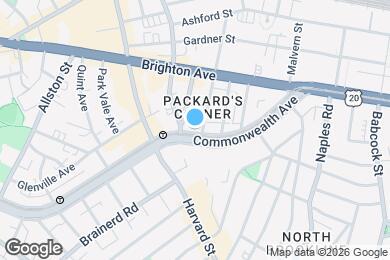 Map image of the property - 1338 Commonwealth Ave