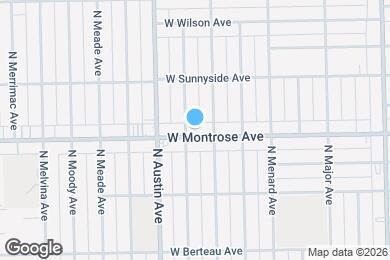 Map image of the property - 5916 W Montrose Ave