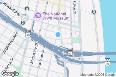 Map image of the property - 1050 Annunciation St