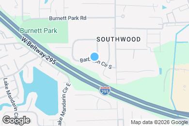 Map image of the property - 3750 Barbizon Cir S