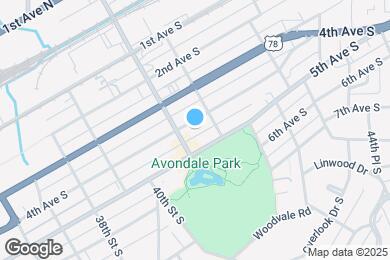 Map image of the property - 4115 4th Ave S