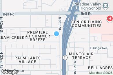 Map image of the property - 3549 E Kelton Ln
