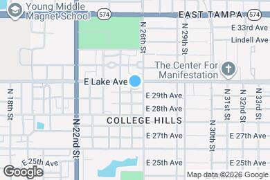 Map image of the property - 3615 N 25th St