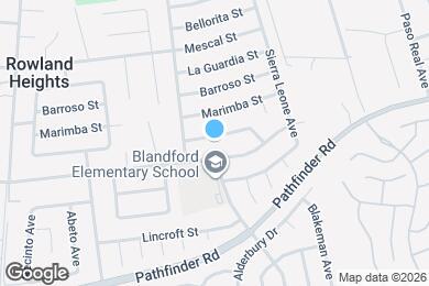 Map image of the property - 18632 Del Bonita St
