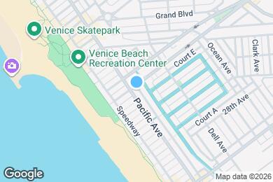Map image of the property - 100 S Venice Blvd