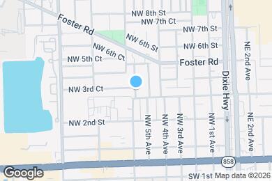 Map image of the property - 308 NW 5th Ter