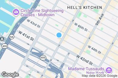 Map image of the property - 500 W 43rd St