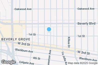 Map image of the property - 115 N Sweetzer Ave