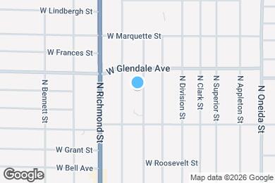 Map image of the property - 1915 N Alvin St