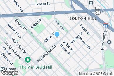Map image of the property - 1612 Bolton St