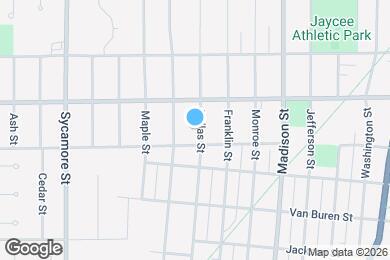 Map image of the property - 419 Dallas St
