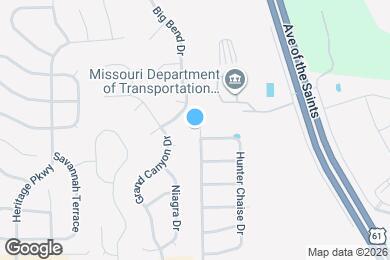 Map image of the property - 1709 Bridlespur Dr