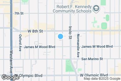 Map image of the property - 843 S Ardmore Ave