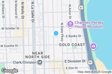 Map image of the property - 1325 N Dearborn St