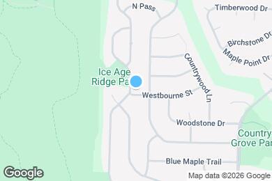 Map image of the property - 3521 Ice Age Dr