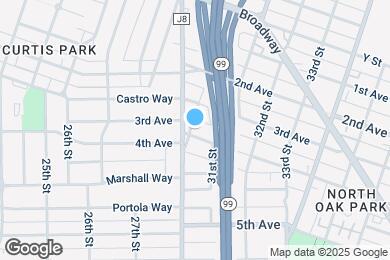 Map image of the property - 3001 4th Ave