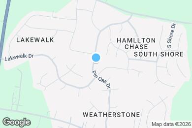 Map image of the property - 861 Pin Oak Dr